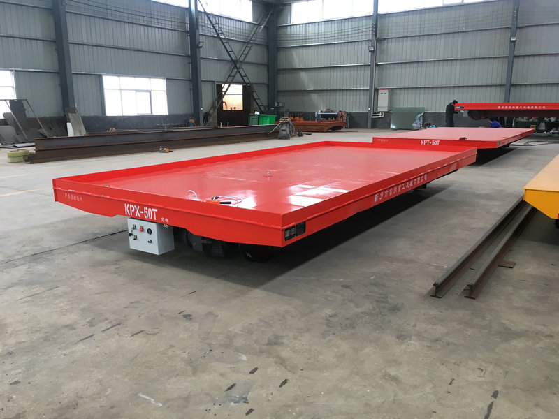 KPX 15 Tons Electric Rail Flat Cart