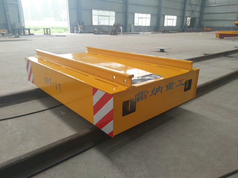 Cable Reel Powered Warehouse Flat Car sur Rail avec contrôle à distance