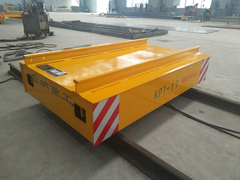 Cable Reel Powered Warehouse Flat Car sur Rail avec contrôle à distance