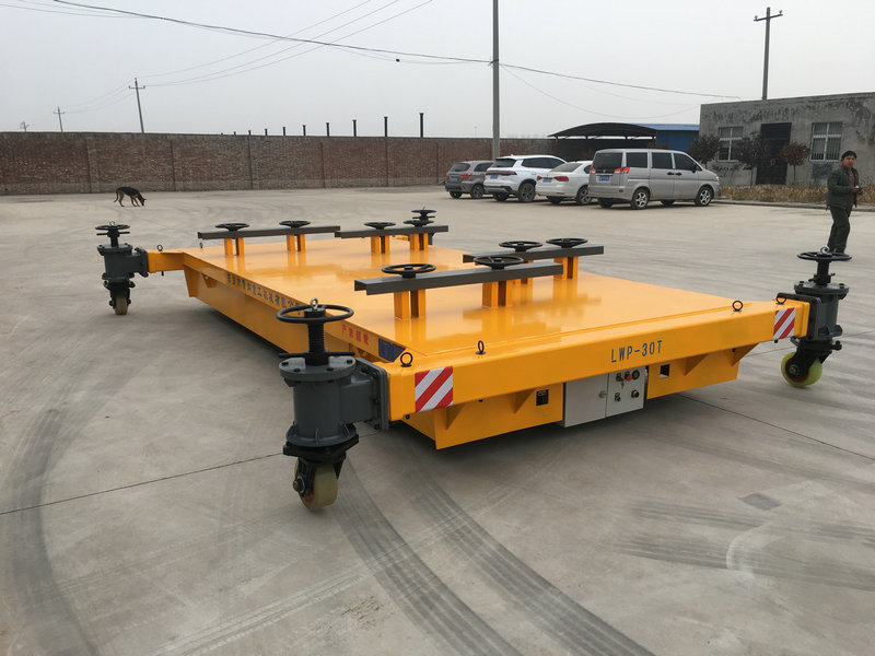 Chariot de transfert de 30 tonnes alimenté par batterie avec stand