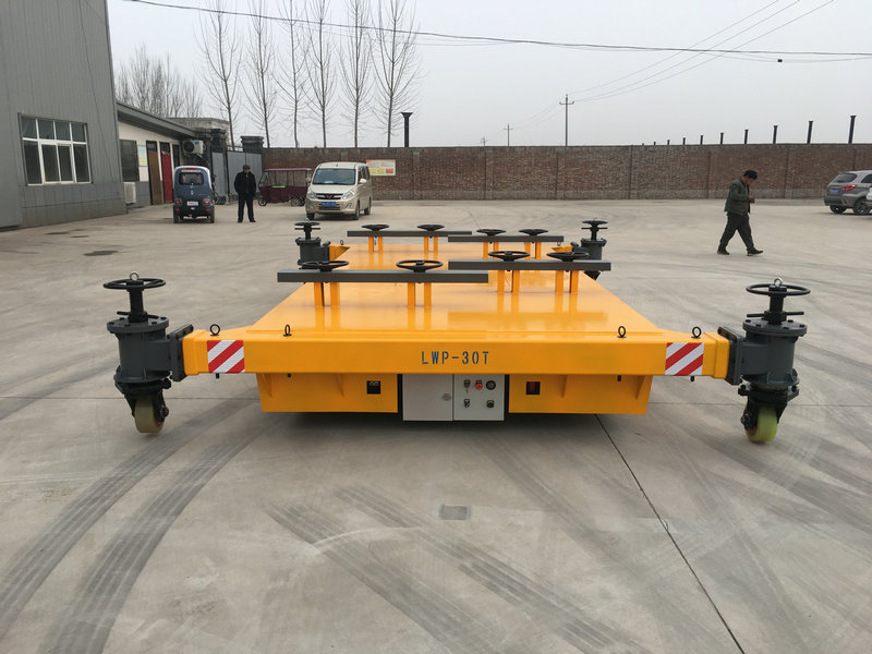 Chariot de transfert de 30 tonnes alimenté par batterie avec stand
