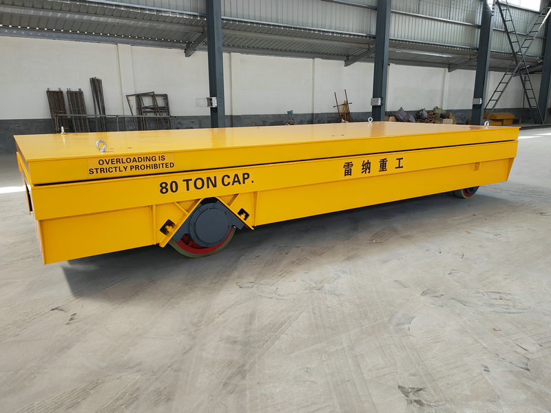 80 Tons Heavy Duty Hydraulique Lifting Trackless Cart