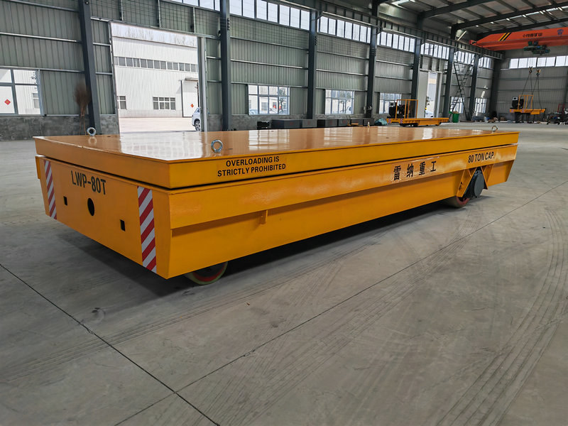 80 Tons Heavy Duty Hydraulique Lifting Trackless Cart