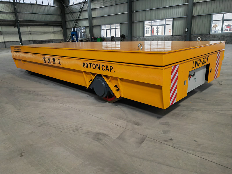 80 Tons Heavy Duty Hydraulique Lifting Trackless Cart