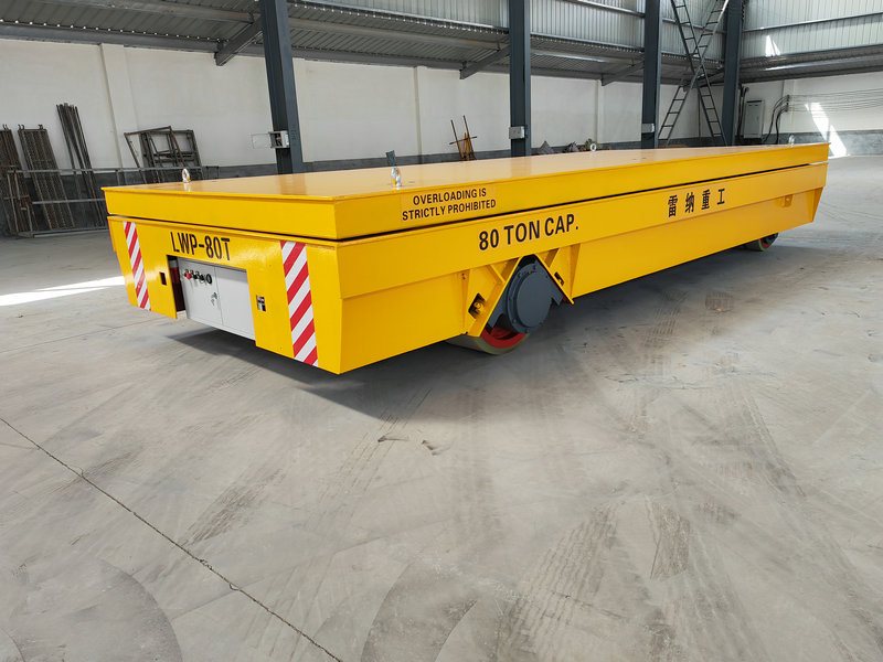 80 Tons Heavy Duty Hydraulique Lifting Trackless Cart