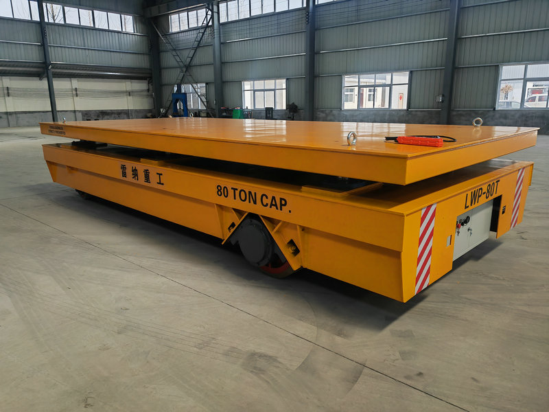 80 Tons Heavy Duty Hydraulique Lifting Trackless Cart