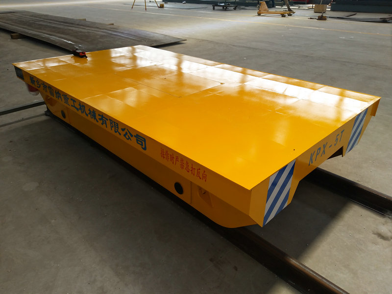 Pipe d'acier 5 Tons Batterie Rail Transfert Trolley