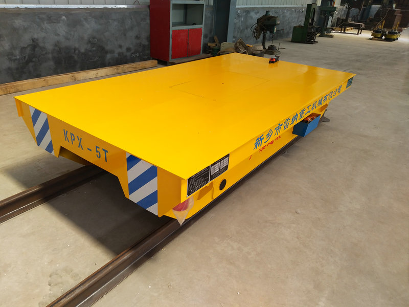Pipe d'acier 5 Tons Batterie Rail Transfert Trolley