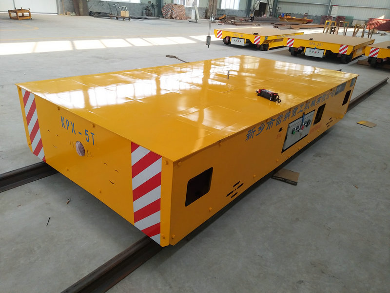 5 Tons Batterie Rail Matériaux Transfert Tracteur Carton
