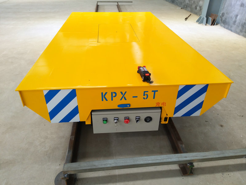 Pipe d'acier 5 Tons Batterie Rail Transfert Trolley