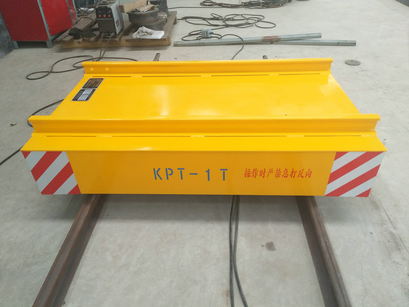 Cable Reel Powered Warehouse Flat Car sur Rail avec contrôle à distance