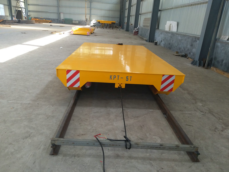 Track d'atelier Cable Reel Rail Car Transport 5 tonnes de charge