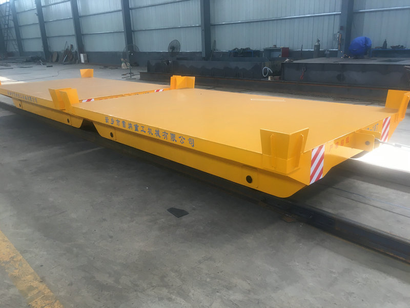 Cord Reel Drum Handling Transporters sur le chemin de fer