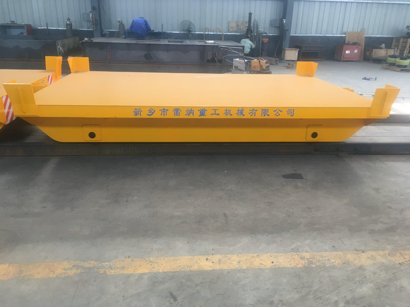 Cord Reel Drum Handling Transporters sur le chemin de fer